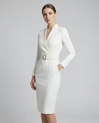 Autumn Elegance Midi Dress – Flattering Waist Design for Sophisticated Occasions 3