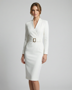 Autumn Elegance Midi Dress – Flattering Waist Design for Sophisticated Occasions 4