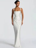 Backless Maxi Dress – Elegant Halter Design for Summer Nights 0