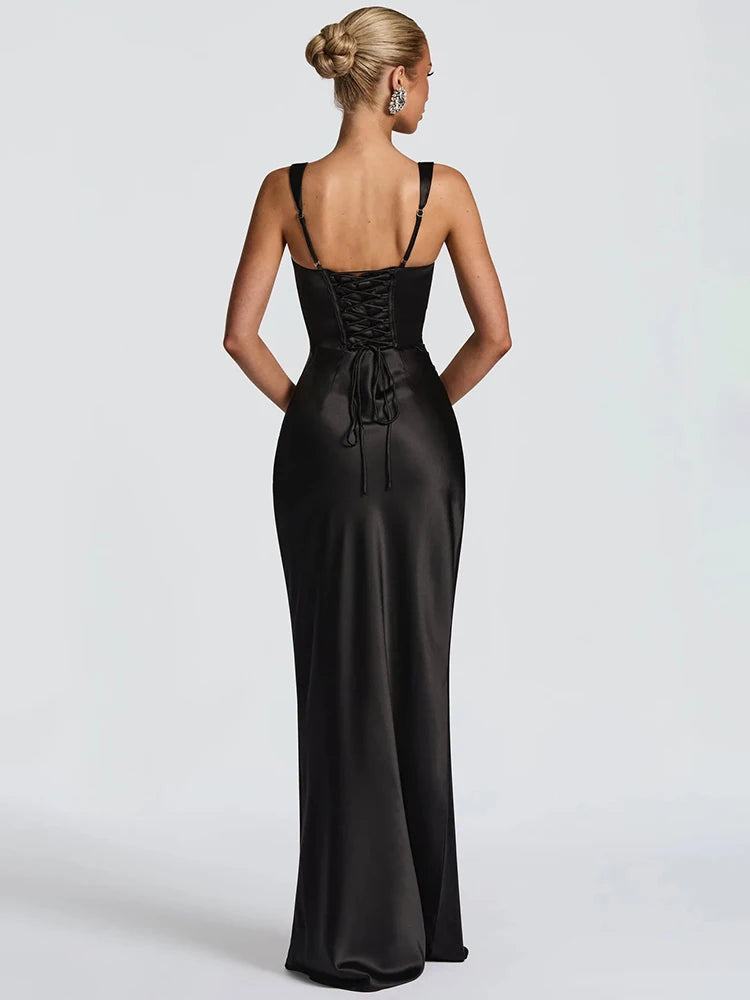 Backless Maxi Dress – Elegant Halter Design for Summer Nights 6