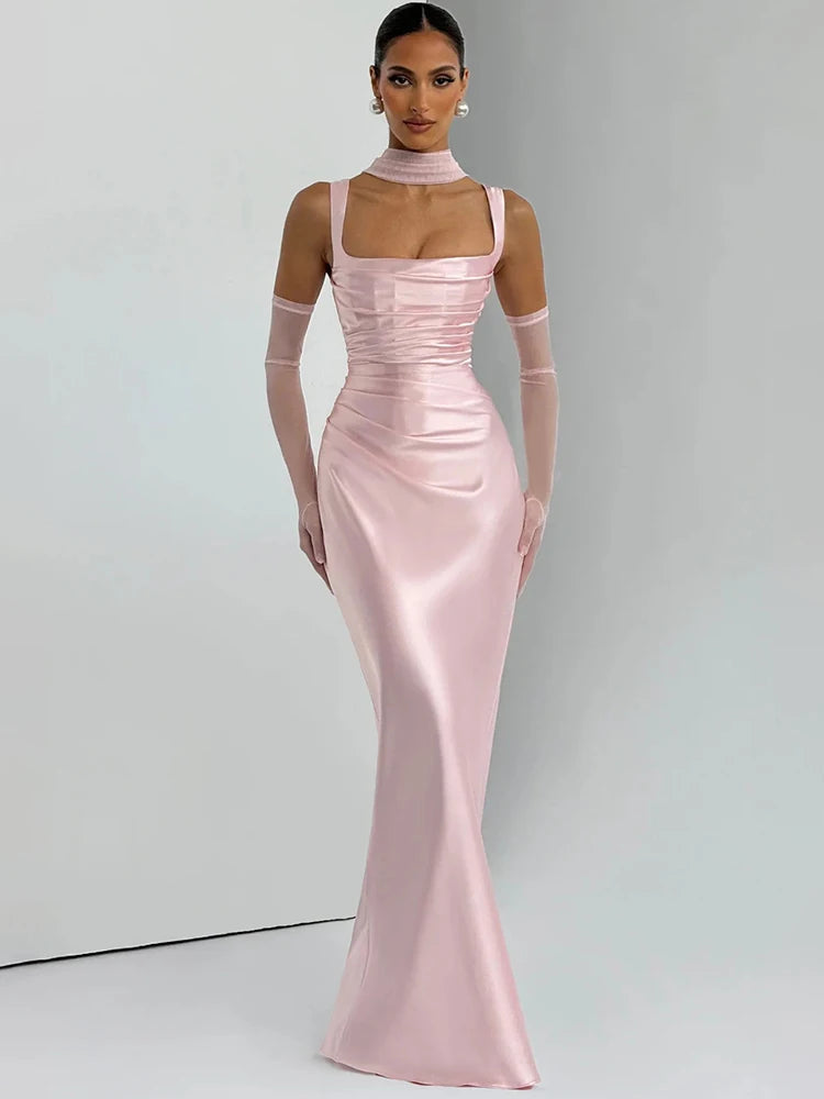 Backless Maxi Dress – Elegant Halter Design for Summer Nights 7