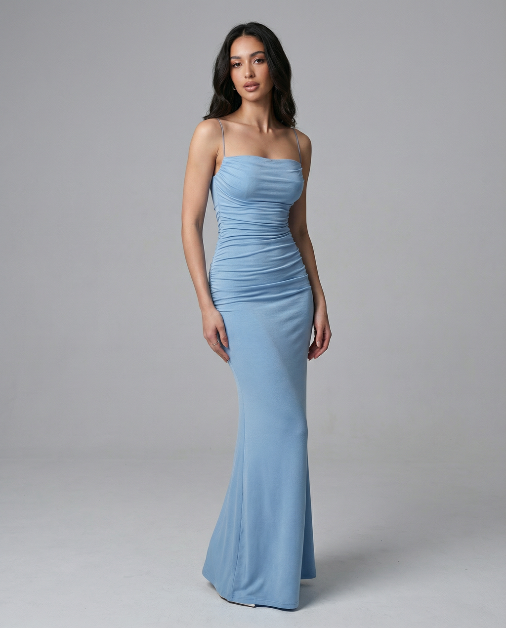 Maxi Dress – Elegant Spaghetti Strap Summer Wedding Guest Outfit 4