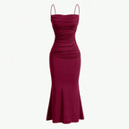 Maxi Dress – Elegant Spaghetti Strap Summer Wedding Guest Outfit 5