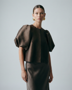 Women's Puff Sleeve Blouse – Chic Structured Design for Effortless Elegance 0