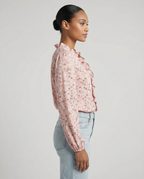Women's Ruffle Blouse – Elegant V-Neck Design for Effortless Everyday Style 1